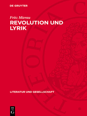 cover image of Revolution und Lyrik